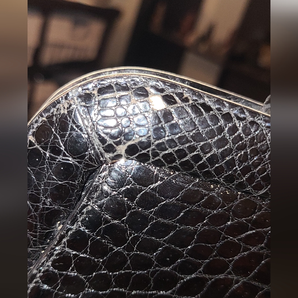 Vintage Python Skin Clutch Bag - Picture 5 of 13